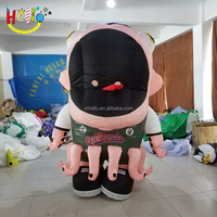 Costumes de mascotte de pieuvre de dessin animé gonflables pour événements sportifs