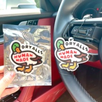Cadeaux promotionnels en gros, logo personnalisé, parfum durable, désodorisant suspendu, différents parfums, désodorisant pour voiture en papier