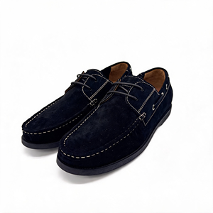 <span class=keywords><strong>Chaussures</strong></span> <span class=keywords><strong>bateau</strong></span> pour hommes en cuir <span class=keywords><strong>nubuck</strong></span> faites à la main, basses, à lacets, légères, respirantes, décontractées, polyvalentes, confortables, anti-odeur et résistantes à l'usure - Product Image 2
