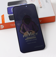 Protector de Pantalla de Privacidad 9H, Vidrio Templado Antiestático para S25/S26 Ultra, para 15/16 Pro Max, Anti-Espía 180