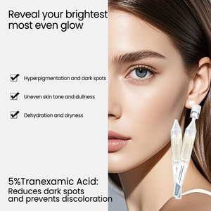 Suero Suavizante Iluminador para Piel Sensible, TXA Estéril al <span class=keywords><strong>5</strong></span>%, Reduce la Hiperpigmentación y el Enrojecimiento, Marca Privada OEM Envío Rápido - Product Image 3