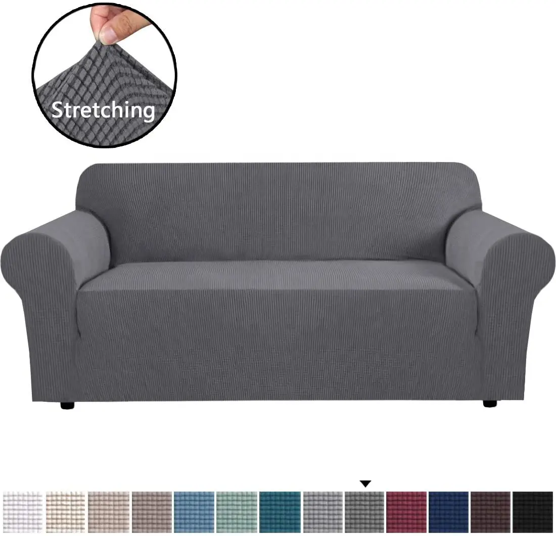 Heißer verkauf 4 stücke elastische jacquard stretch sofa abdeckung 3 sitze 3 sitzer sofa sofar abdeckung für sofa couch slip cover