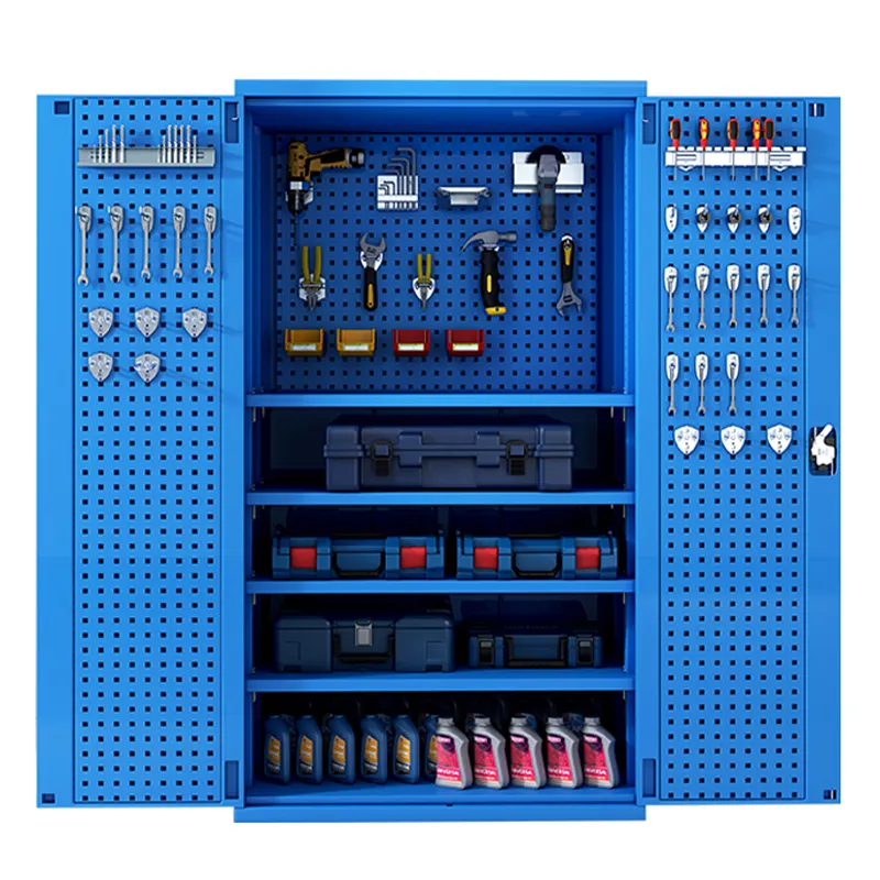 Quality Workshop Hardware Showcase Garage Wall Mounted Outdoor Tool Storage Cabinets