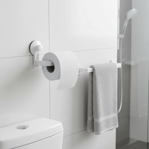 Portarotolo / Portasciugamani Bianco Opaco - Product Image 3