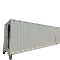 Conteneur de centre de données modulaire pour l'informatique IA avec aménagement de rack personnalisé, itinéraires de câblage et ouvertures de refroidissement