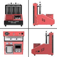 Nettoyeur et testeur d'injecteurs GDI LAUNCH SmartSafe CNC 605A, nettoyage ultrasonique direct des buses d'injection de carburant pour 6 cylindres