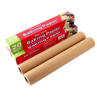 Papier d'emballage transparent de qualité alimentaire en PE recyclable et résistant à la graisse, en rouleau, pour four à pizza/micro-ondes, usage en restaurant