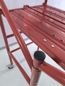 Andamio Móvil Plegable de <span class=keywords><strong>Dos</strong></span> Niveles, Torre de Andamio de Acero, Sistema de Construcción de Andamios Rodantes - Product Image 6