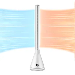 Özelleştirilebilir sıcak ve soğuk taşınabilir ile Bladeless Fan Hepa13 filtre elektrikli hava soğutma Bladeless Fan ısıtıcı