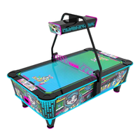 Machine de jeu de hockey d'intérieur pour deux joueurs, machine d'arcade de hockey spatial à pièces