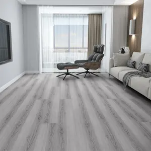 SPC Vinyl Flooring dengan SPC Vinyl Bahan Tahan Air Aksesoris Lantai Skirting Papan Dasar