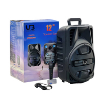 Sistema de Altavoces Portátiles para Karaoke con Micrófono Incorporado, Control Remoto, Salida de 20W, Iluminación LED RGB, Ranura para Tarjeta de Memoria y Aplicación
