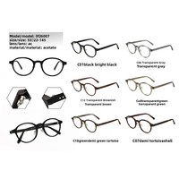 MS 26007 Lunettes en acétate transfrontalières Nouvelle Arrivée Monture Ronde Pleine Monture Hommes Femmes Style Minimaliste Verres AC Premium