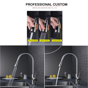 Grifo de cocina estilo rústico en oferta con rociador extraíble y cartucho cerámico, de un solo orificio y un solo manillar - Product Image 4