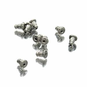 Bouchons d'oreilles en plastique en forme de balle de la marque Anno Jewelry, couleurs mélangées, pour la fabrication de boucles d'oreilles, 100 pièces - Product Image 2