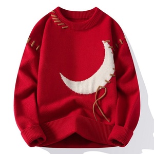 Maglione Invernale Lavorato a Mano <span class=keywords><strong>con</strong></span> Logo Personalizzato OEM, Pullover a Righe Lunari, Moda Casual da Uomo, Maglieria Lavorata a <span class=keywords><strong>Maglia</strong></span> - Product Image 4
