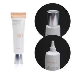 Wholesale Custom Eco-friendly Empty Plastic Cosmetic Nozzle Tube <b>Sunscreen</b> SPF Skincare Cream Packaging for Blush - Product Image 2