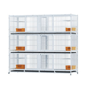 Fournitures pour animaux de compagnie Cage d'élevage de chat Maison pliante en métal <span class=keywords><strong>Cages</strong></span> d'élevage de chat à vendre - Product Image 3