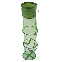 Nasse de pêche pliable portable anti-rayures avec fil flottant pour accessoires de pêche L