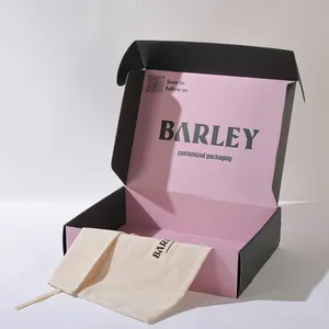 OEM personnalisé nouveauté couleur personnalisée boîte cadeau en papier ondulé emballage d'expédition de vêtements boîte d'expédition