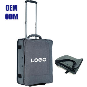 बोर्डिंग व्यापार एयरलाइन बंधनेवाला Foldable रोलिंग सामान पर ले जाने यात्रा ट्राली यात्रा सामान बैग - Product Image 1
