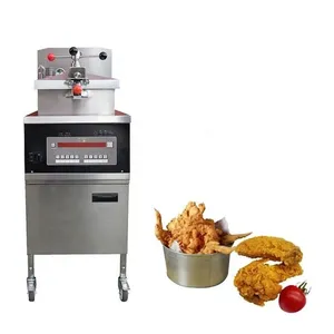 Handige Touchscreen Computer Controle Gasdruk Friteuse Kip Druk Diepe Kfc Friteuse Machine