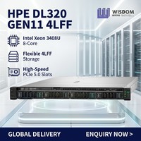 Server Rack HPE ProLiant DL320 Gen11 con Processore Intel Xeon, 64GB DDR5, 8SFF, per Web Hosting e Database, Vendita all'Ingrosso