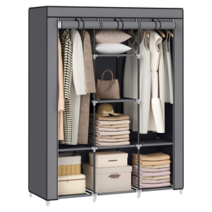 Organizador <span class=keywords><strong>de</strong></span> Ropa Plegable Moderno SONGMICS con Cubierta <span class=keywords><strong>de</strong></span> <span class=keywords><strong>Tela</strong></span> No Tejida, <span class=keywords><strong>Armario</strong></span> Portátil <span class=keywords><strong>de</strong></span> Gran Capacidad - Product Image 1