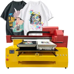 Fninkjet Kaus Garmen A2 Kustom Kualitas Tinggi Pencetak DTG A2 Langsung Ke Printer Garmen