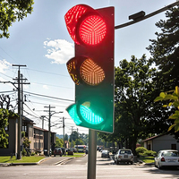 Fabricant Offre Spéciale plein écran feux de signalisation étanche Semaforo avec LED rouge jaune vert pour la gestion du trafic