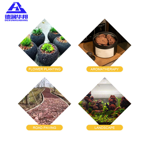 Fabrikanten Leveren Geperforeerde Vulkanische Steen Aquatische Ring Lavasteen Met Gat Aquarium Aquatische Plant Ring - Product Image 3