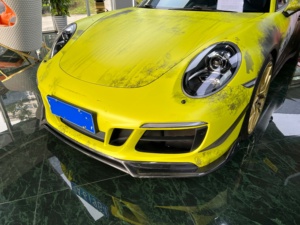 Splitter Anteriore in Fibra di Carbonio Stile AE di Alta Qualità per <span class=keywords><strong>Porsche</strong></span> 991.2 GTS 2017-2020 - Product Image 4