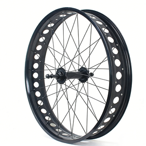 Vélo de neige avec pneus ultra larges, jeu de roues en alliage d'aluminium 24/26*4.0, vélo à pneus larges, vélo de plage, <span class=keywords><strong>roue</strong></span> avant et arrière - Product Image 5