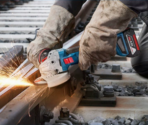 Amoladora Angular Inalámbrica GWS18V-11S, Máquina de Corte Eléctrica sin Escobillas, Compatible con Batería <span class=keywords><strong>BOSCH</strong></span> de 18V, Velocidad Ajustable, 1100W - Product Image 3