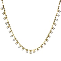 Collier chaîne de perles étoilées en diamant pour femme, style coréen, polyvalent, pour mariage, vente en gros, idéal pour le dropshipping