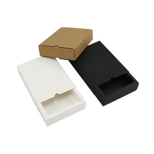 Eco-friendly <b>Foldable</b> Kraft Cardboard Paper Drawer <b>Box</b> UV Advantage Magnet Shape Foil Recyclable Sliding Gift Craft Paperboard - Product Image 2