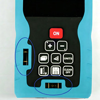 Télémètre laser 40 m avec écran LCD, précision 2 mm, protection IP54 (pluie, poussière), classe II laser, calcul de surface et de volume, pile AAA, 60 s