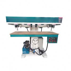 Machine de perçage hydraulique verticale multi-têtes pour le travail du bois, idéale pour le prétraitement des matériaux de construction de meubles et de portes - Product Image 6