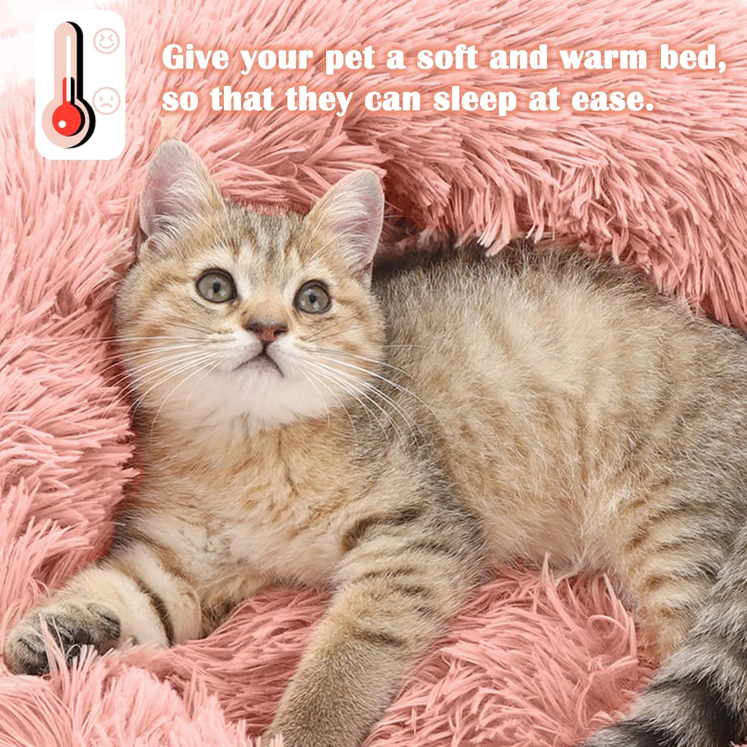 GlamPaw Luxury Plush Pet Bed