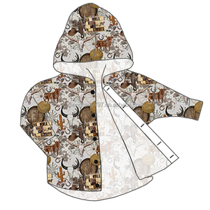 Veste d'été décontractée pour bébés garçons et filles <span class=keywords><strong>Manteau</strong></span> réversible à la mode avec capuche légère et design mignon - Product Image 4