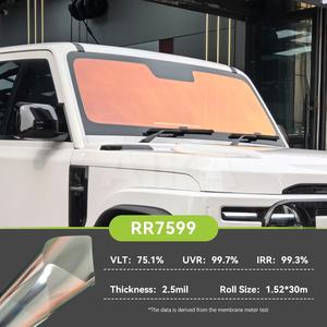 Pellicola per Finestre Camaleonte Verde Premium 1.52*30m 2.5mil, Protezione UV 99%, Anti-ingiallimento, Pellicola Nano Ceramica per Vetri, <span class=keywords><strong>Tinta</strong></span> Camaleonte - Product Image 6