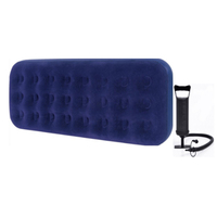 Vente en gros de matelas gonflable pour lit pneumatique à taille unique avec pompe à main