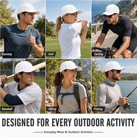 Gorra de Béisbol Personalizada con Logotipo, Protección Solar para Pesca al Aire Libre, Impermeable, Corte Láser, Deportiva, Ligera, Transpirable y Ajustable para Hombre