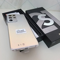 Téléphone portable Android d'occasion original pour Am Sung S21 ultra 5G 128 Go 6,8 pouces Smartphone version américaine 1SIM débloqué d'occasion
