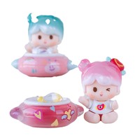 Otantik Mini Kör Kutu Right-Wan Gravity Serisi Kış Bebekleri Uzay Gemileri 1/72 Ölçekli Yoyo Gizem Kutusu - 1 Set 15 adet