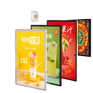 Boîte lumineuse décorative en aluminium mince <span class=keywords><strong>pour</strong></span> affiche, éclairage de menu de restaurant, <span class=keywords><strong>cadre</strong></span> publicitaire LED <span class=keywords><strong>pour</strong></span> la marque de chaîne de restauration rapide - Product Image 1