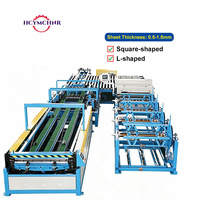 Ligne de production automatique de conduits HVAC de forme carrée, machine de fabrication de conduits HVAC, ligne de production automatique de conduits HVAC, machine de formage