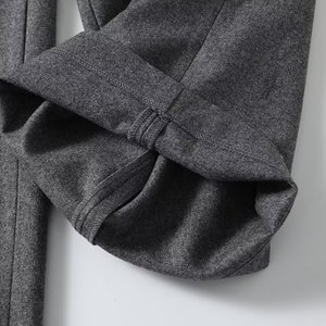 SHENZHU Women 2024 Autumn New Fashion Straight Plate <strong>Wool</strong> <strong>Pants</strong> Vintage High Waist Zipper Fly Female Ankle Trousers - Product Image 6