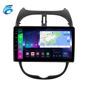 HD Đa Phương Tiện Âm Thanh Nổi Đài Phát Thanh GPS Định Vị Carplay RDS/AM/DSP 4G Màn Hình Cảm Ứng Cho Peugeot 206 2001-16 - Product Image 1