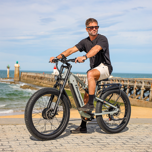 Bicicleta de Montaña Urbana SHENGMILO S600 para Hombre, Motor de 2000W, Batería de Litio de 48V 17.5AH, Sistema de Frenos de Disco, Neumáticos Anchos, Motor en la Rueda Trasera - Product Image 1